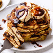 Waffles / Pancakes with Banana & Chocolate