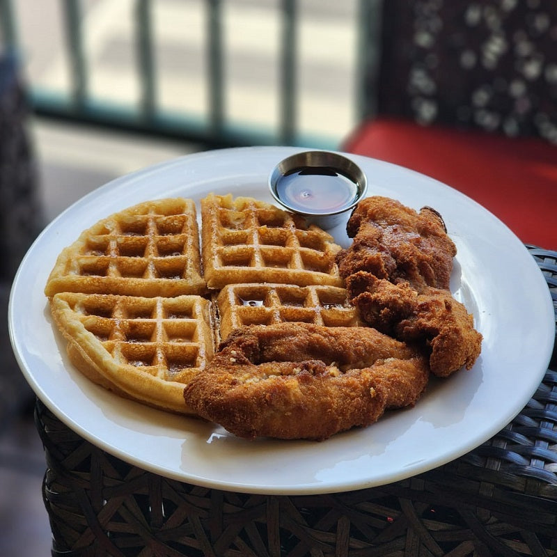 Chicken & Waffles – Ciao Bella Art Cafe & Restaurant